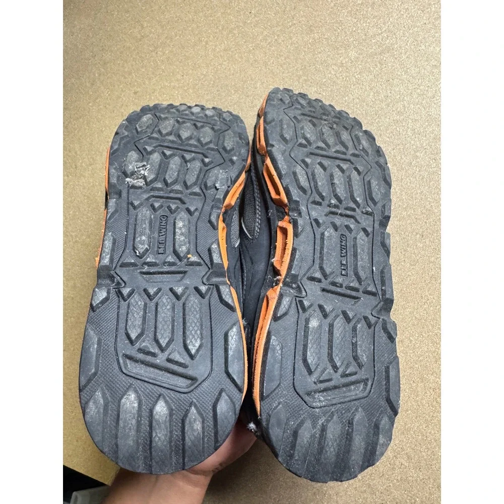 Red Wing CoolTech Athletics 6338 Mens Black Orange Safety Toe Work Shoes Size 10